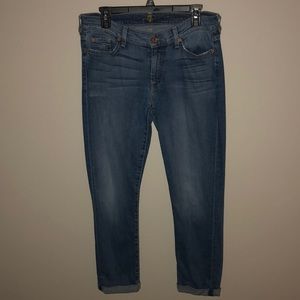 7 for all mankind Skinny crop & roll size 31